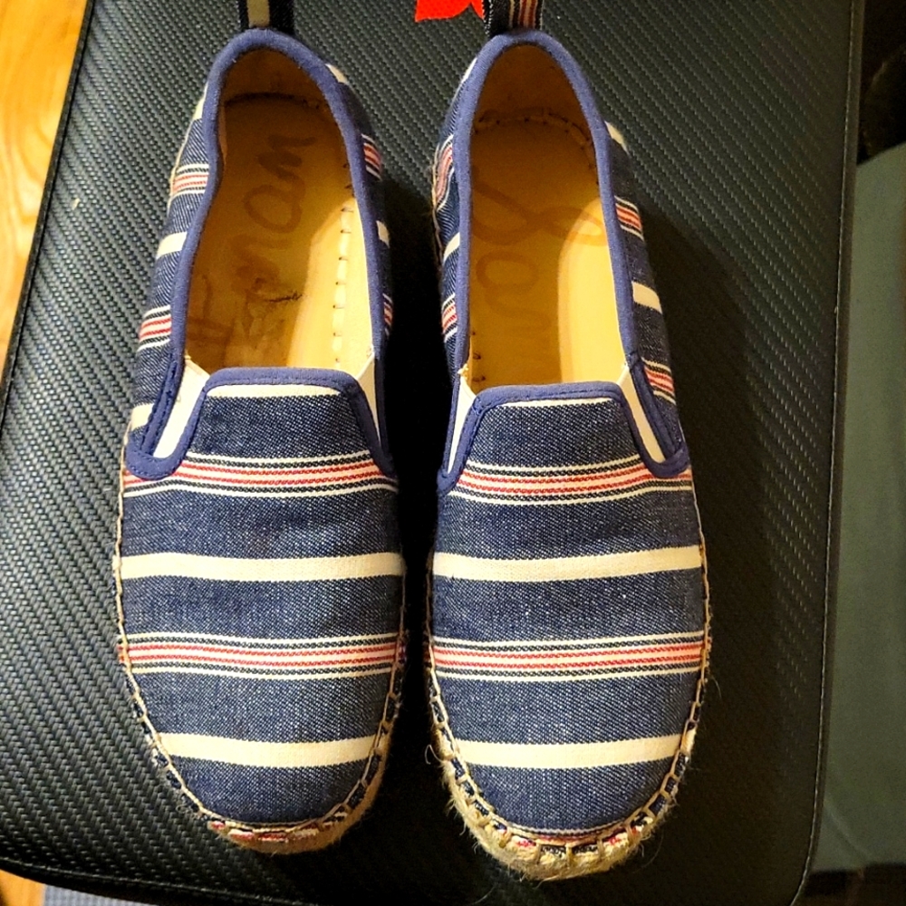 Shoes, spadrille style, platform. Sam Edelman, size 6